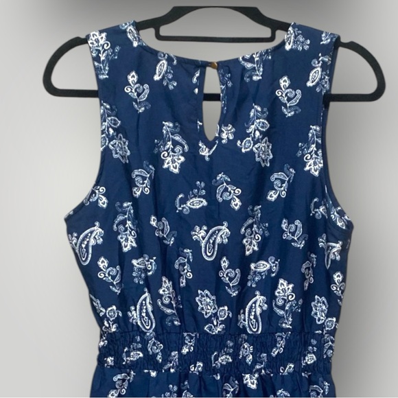 Indulge Blue Paisley Dress - Picture 9 of 16